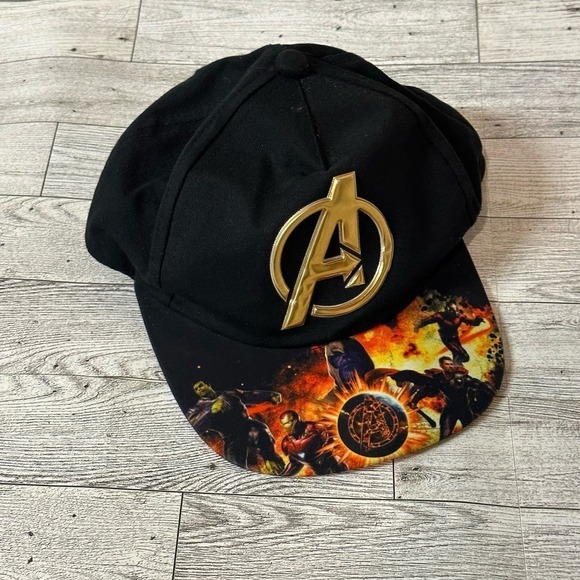 Marvel | Avengers Printed Cap | S/M | Black - Picture 1 of 8